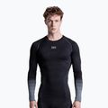 Pánska termo mikina X-Bionic Invent Graphics LS x black/dark grey