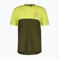 Pánsky cyklistický dres SCOTT Trail Flow DRI btter yellow/fir green