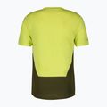 Pánsky cyklistický dres SCOTT Trail Flow DRI btter yellow/fir green 2