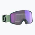 Lyžiarske okuliare SCOTT Shield LS soft green/black/light sensitive blue chrome