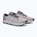Pánska bežecká obuv On Cloud X 4 silver/flame 9