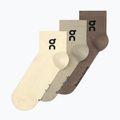 Ponožky On Logo Sock Mid 3 pack hare/brume