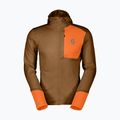 Pánska mikina SCOTT Defined Light Hoody bread brown/flash orange