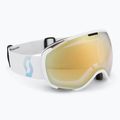 Lyžiarske okuliare SCOTT Faze II LS white/soft pink/light sensitive bronze chrome