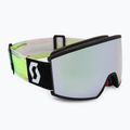 Lyžiarske okuliare SCOTT Ambit black/neon yellow/amp white chrome