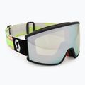 Lyžiarske okuliare SCOTT Ambit Compact black/neon yellow/amp white chrome