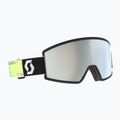 Lyžiarske okuliare SCOTT Ambit Compact black/neon yellow/amp white chrome 5