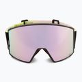 Lyžiarske okuliare SCOTT React black/neon yellow/amp lavender chrome 3