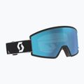 Lyžiarske okuliare SCOTT Ambit Compact black/white/amp aurora green chrome 5
