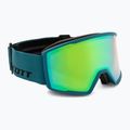 Lyžiarske okuliare SCOTT Trace Pro petrol green/green chrome