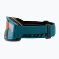 Lyžiarske okuliare SCOTT Trace Pro petrol green/green chrome 4