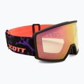 Lyžiarske okuliare Scott Neo Light Sensitive S1-3 black/purple/amp ls cinnamon chrome