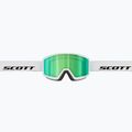 Lyžiarske okuliare SCOTT Trace Pro Compact white/green chrome 3