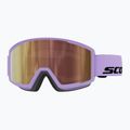 Lyžiarske okuliare SCOTT Trace Pro Compact Light Sensitive S1-3 sherbet purple/black/amp ls cinnamon chrome