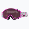 Detské lyžiarske okuliare SCOTT Shield neon pink/mint green/rose