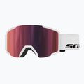 Lyžiarske okuliare SCOTT Shield white/amp red chrome