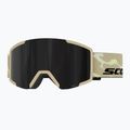 Lyžiarske okuliare SCOTT Shield mojave beige/amp black chrome