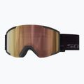 Lyžiarske okuliare SCOTT Shield LS black/fog grey/amp ls cinnamon chrome