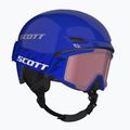 Detská lyžiarska prilba SCOTT Track + Gogle Factor Pro Combo blue/grey
