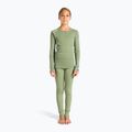 Detské termoprádlo ODLO Active Warm Eco Long steel grey melange/matte green