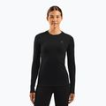 Dámska termoaktívna mikina ODLO Merino 160 Bl Top Crew Neck black