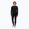 Pánske termo tričko longsleeve ODLO Merino 160 Bl Top Crew Neck black 2