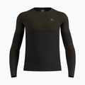 Pánske termo tričko longsleeve ODLO Fundamentals Performance Warm Bl Top Crew Neck black 5