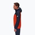 MAMMUT Kento Light HS pánska hardshellová bunda oranžová a tmavomodrá 2