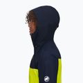 MAMMUT Convey Tour HS pánska bunda do dažďa zelená a tmavomodrá 3