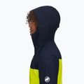 MAMMUT Convey Tour HS pánska bunda do dažďa zelená a tmavomodrá 6