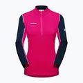 Dámska trekingová mikina MMMUT Aenergy ML Half Zip Pull pink and navy blue 4