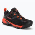 Pánske trekové topánky Mammut Sapuen Low GTX black and red