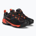 Pánske trekové topánky Mammut Sapuen Low GTX black and red 4