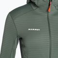 Mammut dámska fleecová mikina Taiss Light ML s kapucňou dark jade/black 7