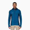 Pánska fleecová mikina Mammut Taiss Light ML s kapucňou modrá 1014-04530-50554-114