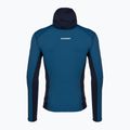 Pánska fleecová mikina Mammut Taiss Light ML s kapucňou modrá 1014-04530-50554-114 5