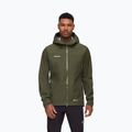 Pánska bunda do dažďa Mammut Crater IV HS Hooded dark marsh