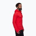 Pánska trekingová mikina Mammut Taiss Light ML s kapucňou mammut red 3