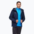 Pánska bunda 3 v 1 Mammut Convey 3 in 1 HS Hooded marine/ glacier blue