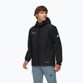 Pánska bunda do dažďa Mammut Treeline HS Hooded black 3