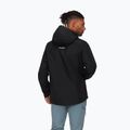 Pánska nepremokavá bunda Mammut Crater Light HS Hooded Jacket Men black 2