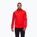 Pánska vetrovka s kapucňou Mammut Massone ML Mammut red