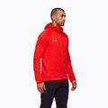 Pánska vetrovka s kapucňou Mammut Massone ML Mammut red 3