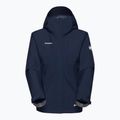 Mammut Treeline Light HS Dámska bunda do dažďa s kapucňou Marine