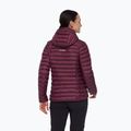 Dámska zateplená bunda Mammut Albula IN Hooded wine/black 2