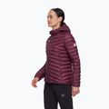 Dámska zateplená bunda Mammut Albula IN Hooded wine/black 3