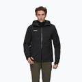 Pánska nepremokavá bunda Mammut Linard HS Thermo Hooded Jacket Men black