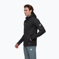 Pánska softshellová bunda Mammut Ultimate VIII Softshell Hooded black 3