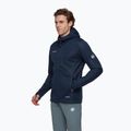 Pánska softshellová bunda Mammut Ultimate VIII Softshell Hooded navy 3