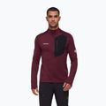 Pánska mikina Mammut Taiss Light ML wine/black